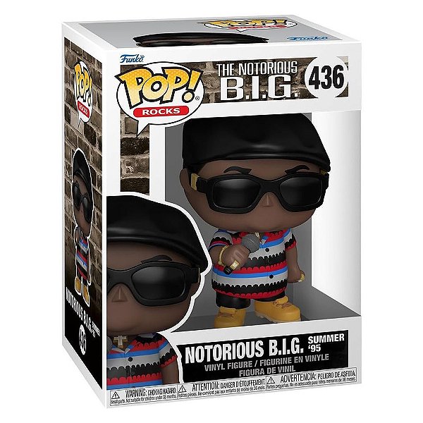 Funko Pop Rocks The Notorius B.I.G The - Summer Jam #436 Vinil 9,5 cm Oficial Funko