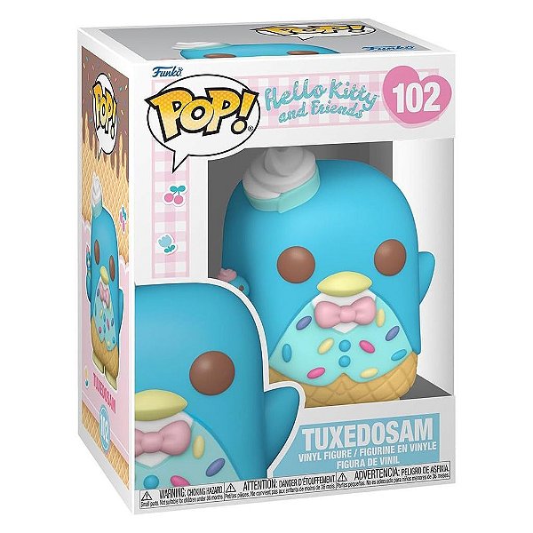 Funko Pop Hello Kitty And - Friends Tuxedosam #102 Vinil 9,5 cm Oficial Funko