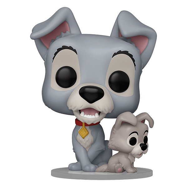 Funko Pop Disney Lady & The Tramp - Tramp W/Puppy #1554 Vinil 9,5 cm Oficial Funko