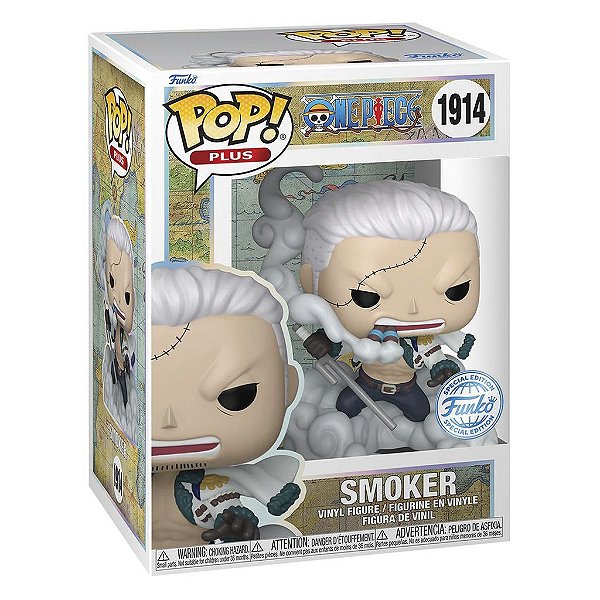 Funko Pop One Piece 4 - Plus Smoker #1914 Vinil 9,5 cm Oficial Funko