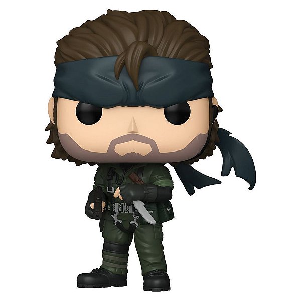 Funko Pop Metal Gear Solid - Naked Snake #1053 Vinil 9,5 cm Oficial Funko