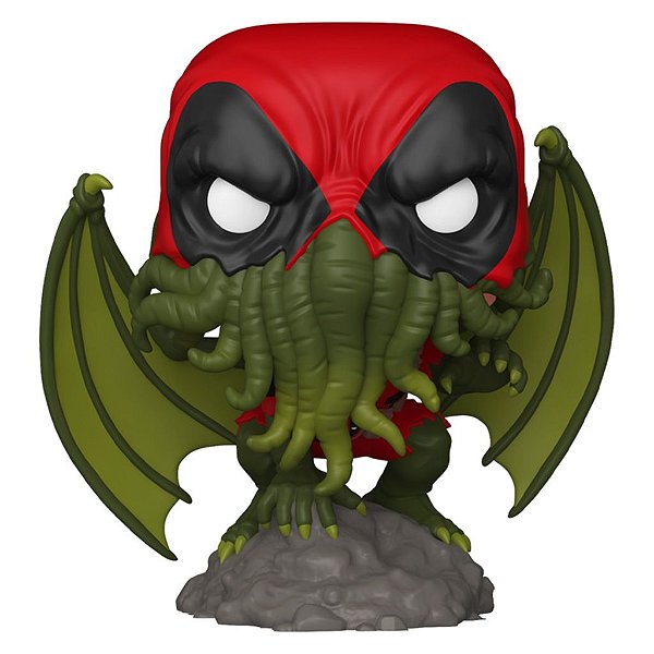 Funko Pop Marvel Deadpool Plus Deadpool - As Cthulhu #1491 Vinil 9,5 cm Oficial Funko