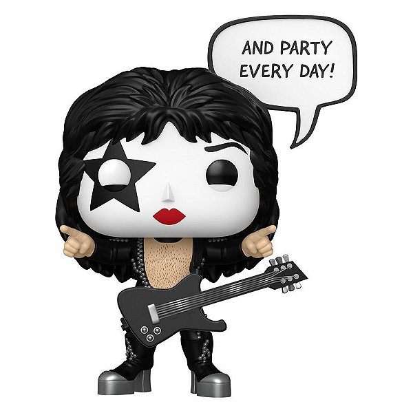 Funko Pop Rocks Kiss Sayings - The Starchild #472 Vinil 9,5 cm Oficial Funko