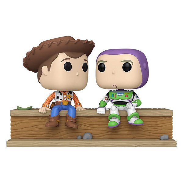 Funko Pop Toy Story 30Th Woody - And Buzz #1599 Vinil 9,5 cm Oficial Funko