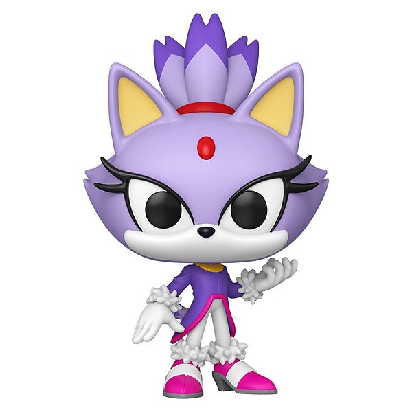 Funko Pop Sonic Blaze - The Cat #1116 Vinil 9,5 cm Oficial Funko
