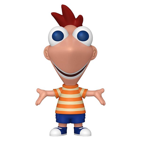 Funko Pop Phineas And - Ferb Phineas #1629 Vinil 9,5 cm Oficial Funko