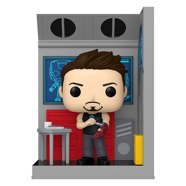 Funko Pop Nooks Marvel Tony Stark - His Workshop #86244 Vinil 9,5 cm Oficial Funko