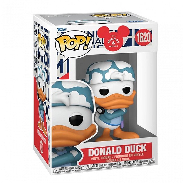 Funko Pop Disney Mickey And Friends - Donald Duck #1620 Vinil 9,5 cm Oficial Funko