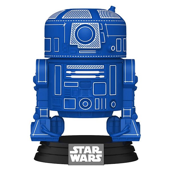 Funko Pop Star Wars 11 - R2-D2 Blueprint #798 Vinil 9,5 cm Oficial Funko