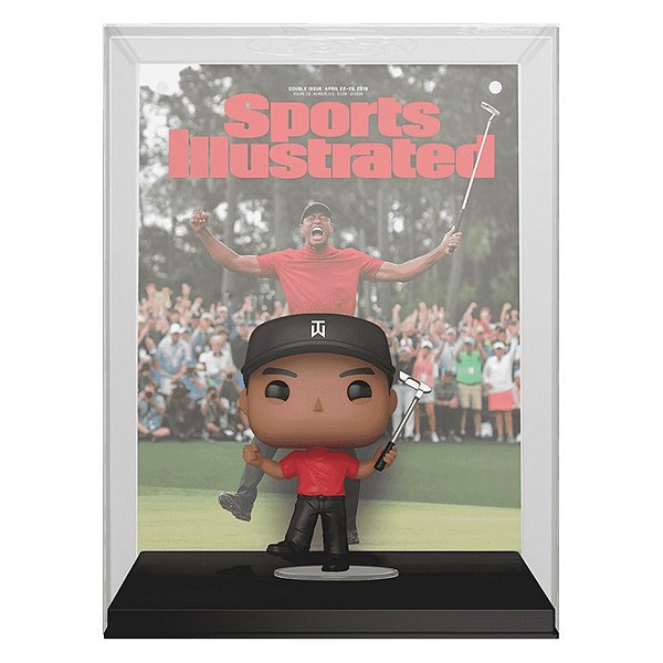 Funko Pop Golf Tiger Woods Cover Tiger - Wood Woods #02 Vinil 9,5 cm Oficial Funko