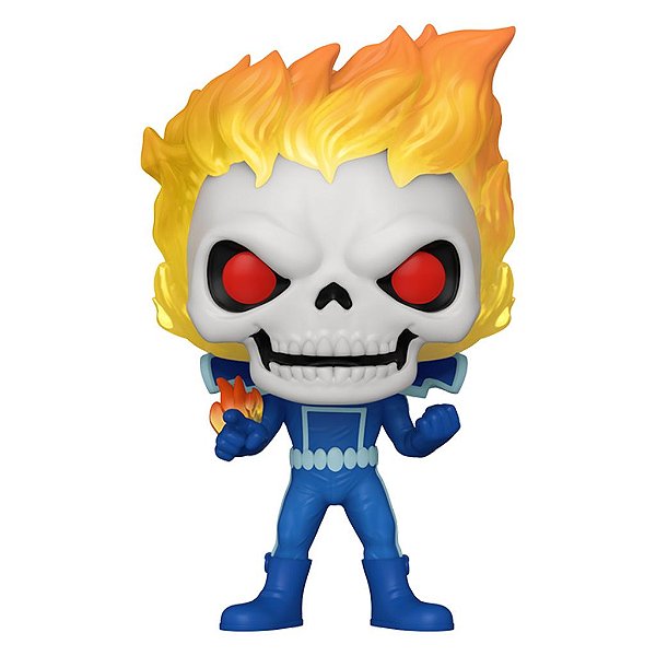 Funko Pop Marvel Strange Tales - Ghost Rider #1559 Vinil 9,5 cm Oficial Funko