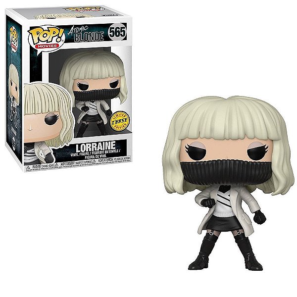 Funko Pop Chase Atomic Blonde Lorraine #565 Variante Rara 1 em 6 Vinil 9,5cm