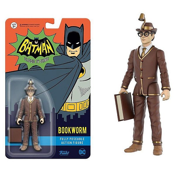 Action Figure Funko Dc Heroes Bookworm PVC e ABS 15 cm Oficial Funko