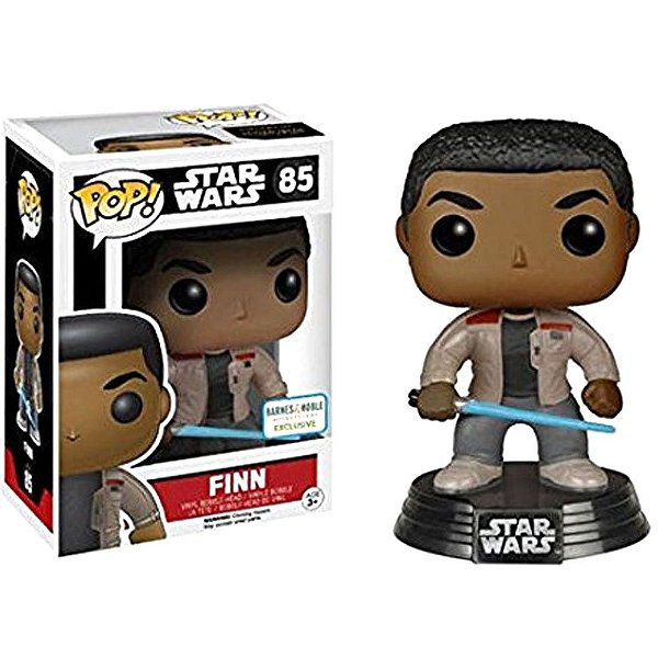 Funko Pop Funko Exclusive Star Wars Finn Ligrsaber #85 Vinil 9,5 cm Oficial Funko