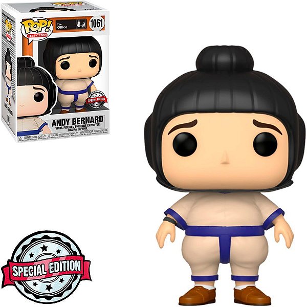 Funko Pop The Office - Andy Bernard #1061 Vinil 9,5 cm Oficial Funko