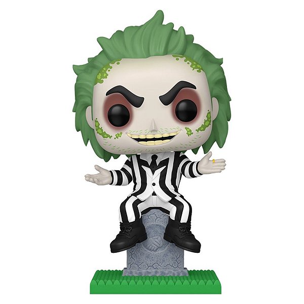 Funko Pop Beetlejuice 3 Plus - Beetlejuice Tombstone #1757 Vinil 9,5 cm Oficial Funko