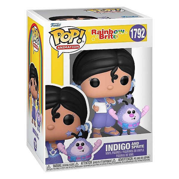 Funko Pop Rainbow Brite Indigo - And Sprite #1792 Vinil 9,5 cm Oficial Funko