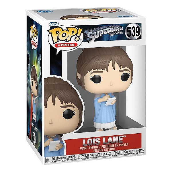Funko Pop Heroes Dc Superman Movie - Lois Lane #539 Vinil 9,5 cm Oficial Funko