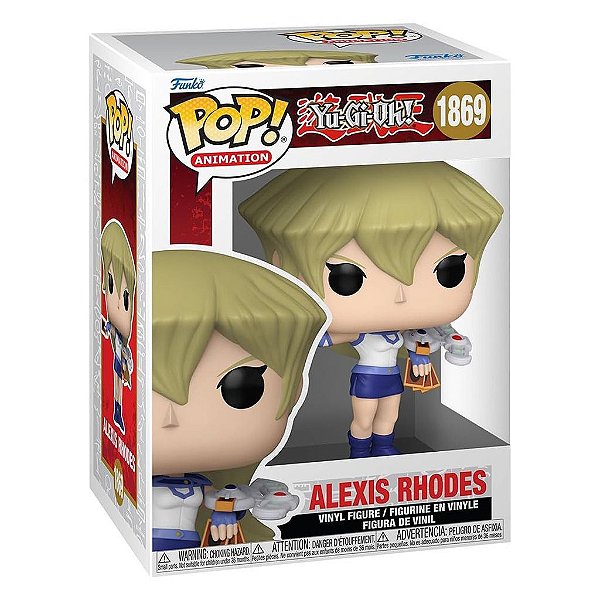 Funko Pop Yu-Gi-Oh 3 - Alexis Rhodes #1869 Vinil 9,5 cm Oficial Funko