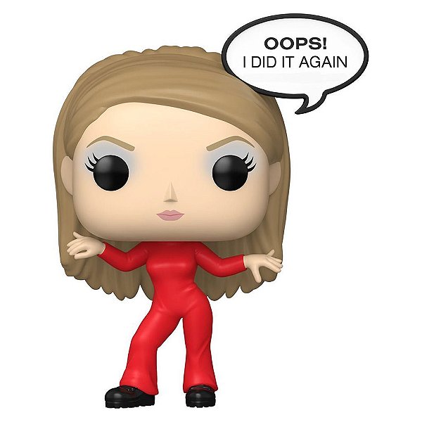Funko Pop Rocks Britney Spears Oops Did - It Again #462 Vinil 9,5 cm Oficial Funko