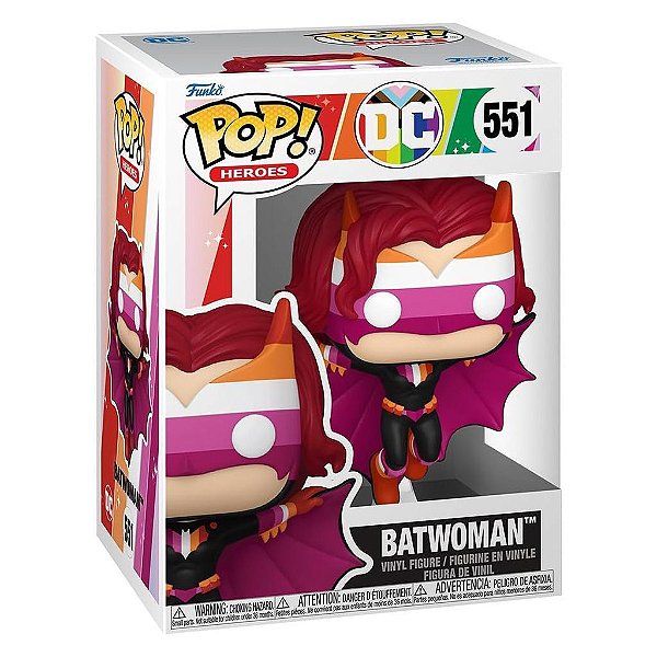 Funko Pop Heroes Dc - Pride Batwoman #551 Vinil 9,5 cm Oficial Funko