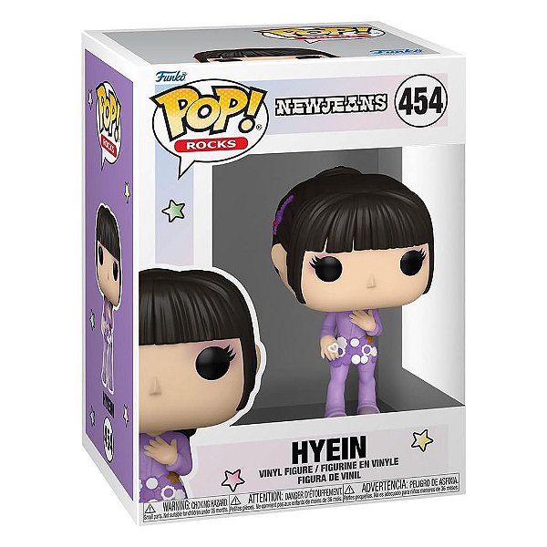 Funko Pop Rocks New - Jeans Hyein #454 Vinil 9,5 cm Oficial Funko