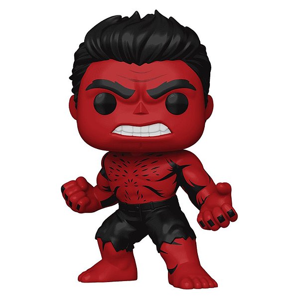 Funko Pop Marvel Captain America Red Hulk - Comic Deco #1338 Vinil 9,5 cm Oficial Funko