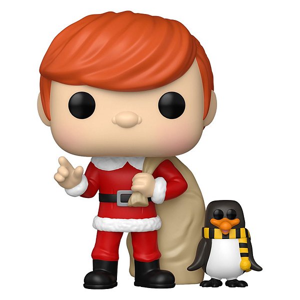 Funko Pop Santa Claus Is Comin To Town Kris Kringle - & Topper #1795 Vinil 9,5 cm Oficial Funko