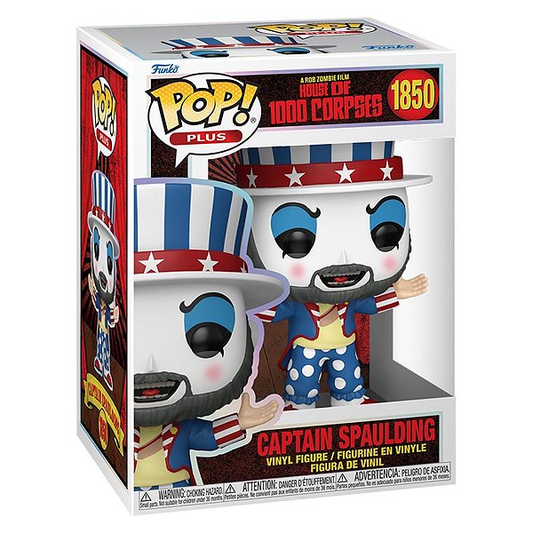 Funko Pop Hotc Plus - Captain Spaulding #1850 Vinil 9,5 cm Oficial Funko