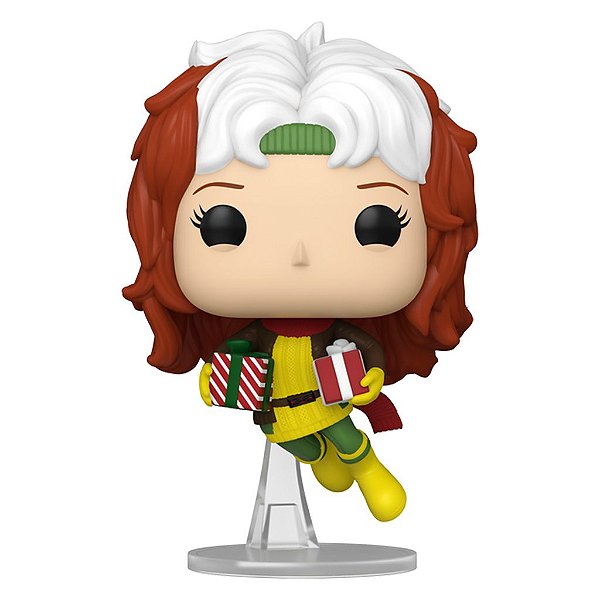 Funko Pop Marvel Holiday - Divas Rogue #1534 Vinil 9,5 cm Oficial Funko
