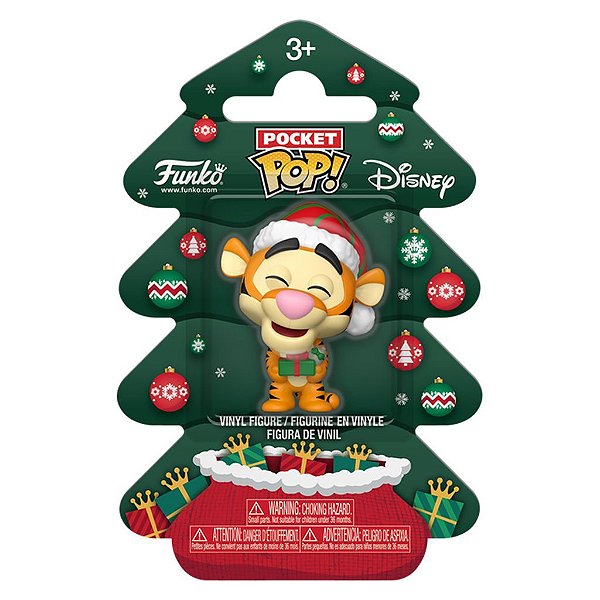 Funko Pop Pocket Holidy Winnie The - Pooh Tigger #86083 Vinil 9,5 cm Oficial Funko