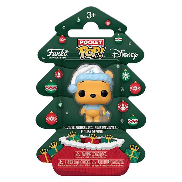 Funko Pop Pocket Holidy Winnie - The Pooh #86082 Vinil 9,5 cm Oficial Funko