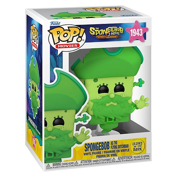 Funko Pop Spongebob Spongebob - The Flying #1943 Vinil 9,5 cm Oficial Funko