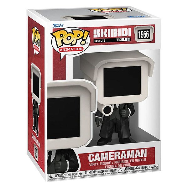 Funko Pop Skibidi - Cameraman #1956 Vinil 9,5 cm Oficial Funko