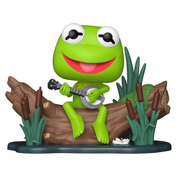 Funko Pop Muppets - Kermit W/Banjo #1673 Vinil 9,5 cm Oficial Funko