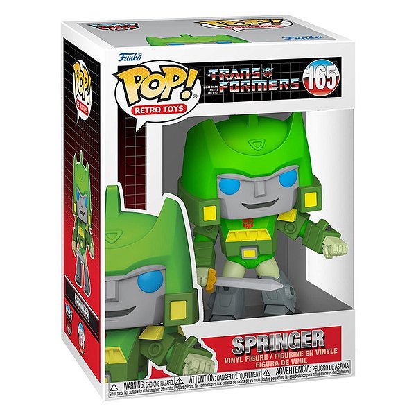 Funko Pop Transformers - Springer (Temporada 6) #165 Vinil 9,5 cm Oficial Funko