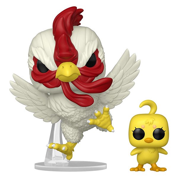 Funko Pop Rooster Fighter - Keiji W/Piyoko #2164 Vinil 9,5 cm Oficial Funko