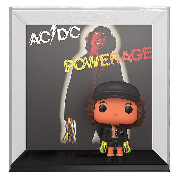 Funko Pop Rocks Albums Ac/Dc - Powerage 25 #90121 Vinil 9,5 cm Oficial Funko