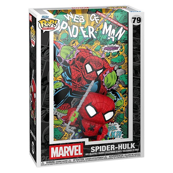 Funko Pop Marvel Cover - Spider-Hulk 79 #90304 Vinil 9,5 cm Oficial Funko