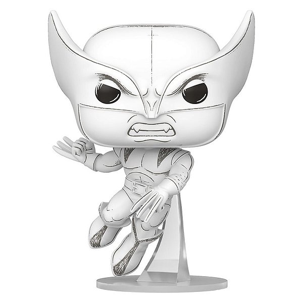 Funko Pop Marvel - Sketched Wolverine #1573 Vinil 9,5 cm Oficial Funko