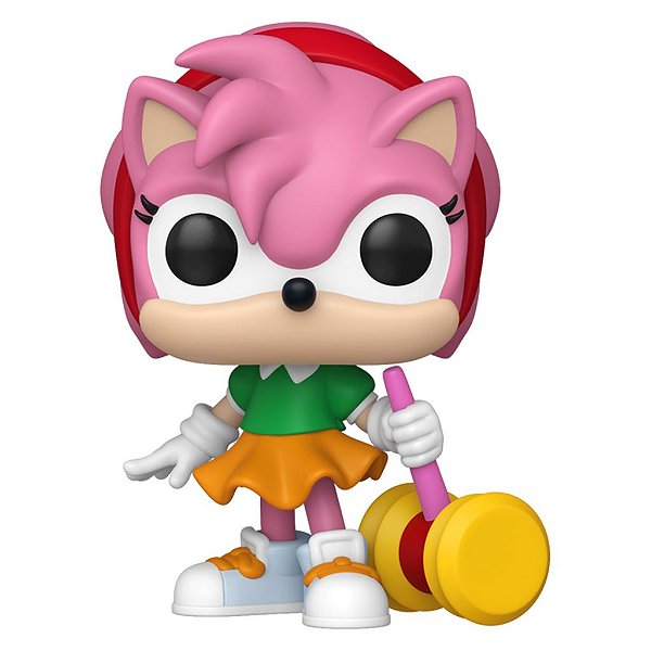 Funko Pop Sonic - Amy Rose #1171 Vinil 9,5 cm Oficial Funko