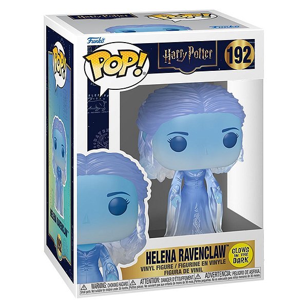 Funko Pop Harry Potter 20 Helena - Ravenclaw Glows #192 Vinil 9,5 cm Oficial Funko