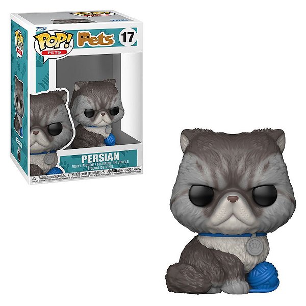 Funko Pop Pets 3 - Persian Cat #17 Vinil 9,5 cm Oficial Funko
