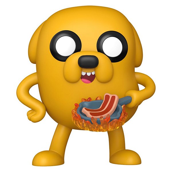 Funko Pop Adventure Time Jake - W/Bacon Pancakes #2152 Vinil 9,5 cm Oficial Funko