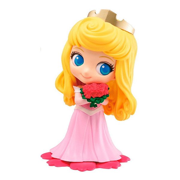 Action Figure Banpresto Disney Princess Aurora Sweetiny Q Posket 14 cm Oficial