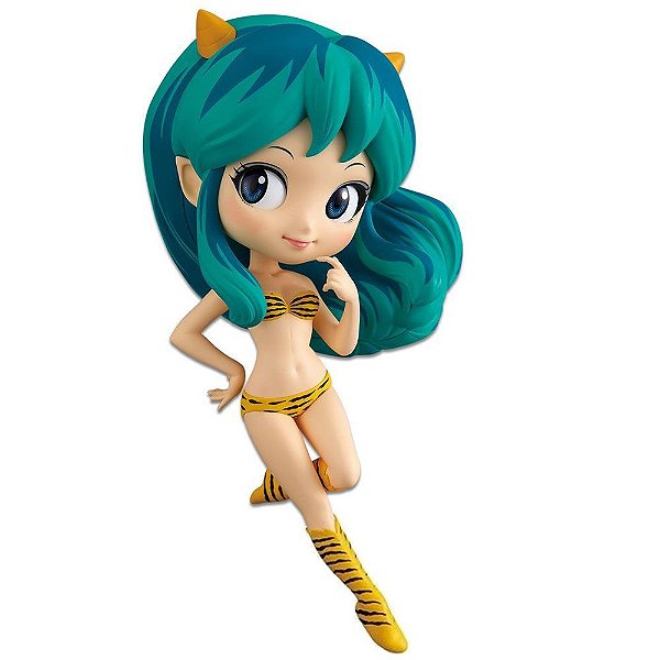 Action Figure Banpresto Anime Urusei Yatsura Lum Ii Q Posket 14 cm Oficial