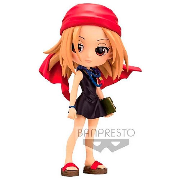 Action Figure Banpresto Anime Shaman King Anna Kyoyama Q Posket 14 cm Oficial