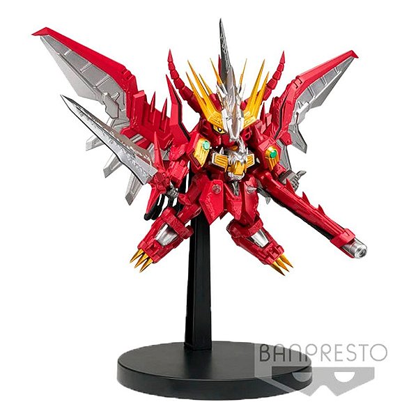 Action Figure Banpresto Gundam Sd Red Lander Banpresto 11-18 cm conforme a linha Oficial