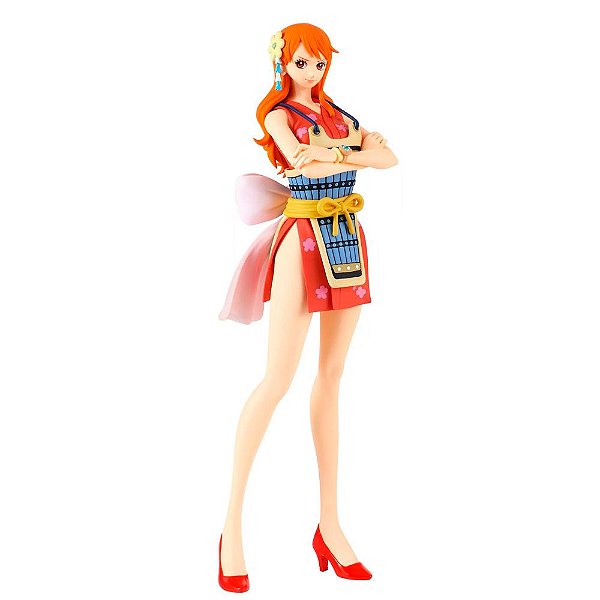 Action Figure Banpresto One Piece Nami Wanokuni Glitter & Glamours 25 cm Oficial
