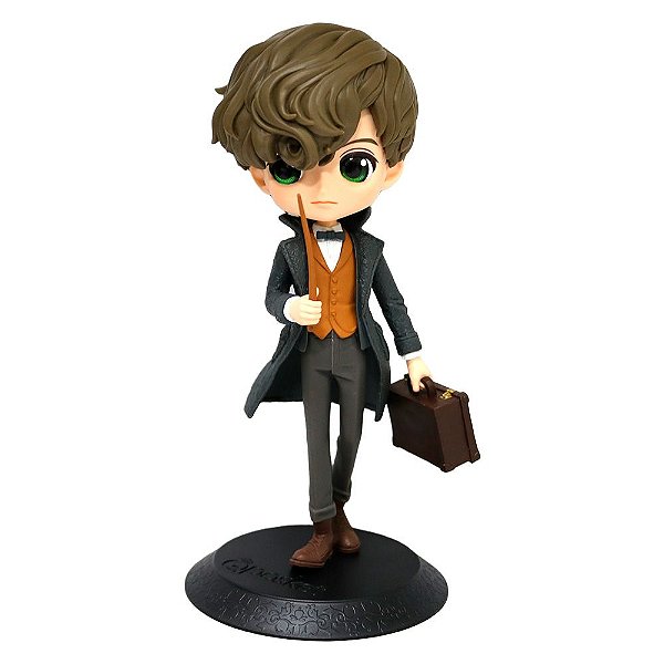 Action Figure Banpresto Anime Fantastic Beasts Newt Scamander Q Posket 14 cm Oficial